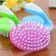 plastic bent cloth washing brush/useful cloth washing brush with soft grip handle