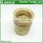 Nature marble stone candle jar with various colors copper lid