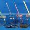 9oz 280ml glass juice jar with lid and straw small glass mason jars with al cap