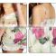 2016 fancy simple designer suit designs for girls soft chiffon floral prints playsuit.