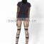 OEM Different Design Trible Style Printed Gold Visual Sequined Patten Leggings Women