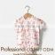 Breathable summer kids wear printing cotton baby romper