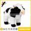 Custom stuffed cow high quality white lifelike animal plush toy cow
