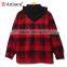 wholesale plaids winter men polar fleece promotion jacket stock