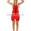 Women's Red Crayon Fancy Dress Costume