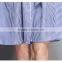 Maxnegio summer striped hand embroidered dress for office lady