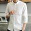 Zm35622a Casual Summer Tops Fashion Korean Slim Men's Blouse