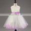 c125#2017 Wholesales party dress with high quality unique baby girl frock design