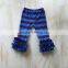 LY-231 wholesale easter girl icing pants stripe triple stretch ruffle pants toddler legging