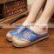 women homemade linen sandals comfortable fisherman shoe folk slippers/Chinese ethnic flavor casual linen shoes