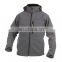 high quality windproof waterproof softshell fleece jacket with hood