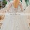 gt902 2017 luxury high quality cape white muslim lace bridal gown muslim wedding dress