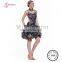 L-13102 hot selling ballroom dancing dress costume grey sequin latin dress china