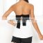 strapless white latest design summer tops for women