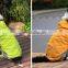 Waterproof cute large dog raincoat with safety reflective tape