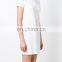 Latest white women100% cotton polo shirts dress wholesale blank design