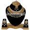 Dark Red Gold Plated Indian Handmade Ethnic Party wear Kundan Zerconic Necklace set Color