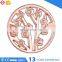 Zinc alloy promotion custom logo tungsten gold coins