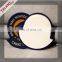 custom high density shaped school uniform woven patches china supplier