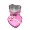 Heart shape gift metal tin candy container