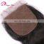 Brazilian hair free part middle part three parts silk straight silk base closure with baby hair