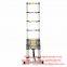 3.8m Aluminum Telescopic ladder With Finger Gap And Stabilize Bar