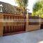 Outdoor corten steel metal fencing trellis and gates