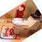 3 Pcs Christmas Decorations Happy Santa Toilet Seat Cover and Rug Bathroom Set