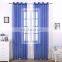 Hot selling cheapest grommets solid voile curtain sheer ready made window curtain 54"x63"