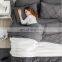 Luxury Home Easy Care Maintenance Black Girl Bedroom Quilt Super King Size Bed Comforter Set