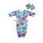 2019 new arrival serape printed sleeping sack boutique sleeping gown with beauty headband kids sleeping bag sleeping gown