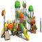 Hot sale kids plastic slide and swing set for house