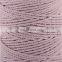 WHOLESALE  colored recycle cotton rope  Colored Macrame Rope cotton for 4mm