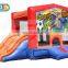 orange combo inflatable jumper bouncer jumping bouncy castle bounce house with slide