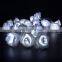 Battery Powered 2M/3M LED Rose Flower String Lights Holiday Valentine's Day Wedding Birthday Party Decor Garland