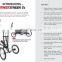Factory Direct Sales Elliptical Outdoor and Indoor Fitness Bike With Three Wheels
