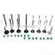 Intake &Exhaust Valve Kit W/ Valve Stem Seals For 99-08 Daewoo Isuzu Suzuki