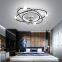 Smart color ceiling fan light with colored light