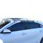 Chrome door visor side window deflector shade sun rain shield silver strips guard for Kia K3 2019