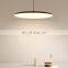 Modern LED Round Shape Metal Pendant Light Minimalist Style Hanging Light Chandeliers For Room