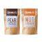 Matt Black Kraft Paper Pouches For Coffee, Moisture Proof Resealable Stand Up Kraft Paper Coffee Bean Packaging Bags
