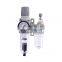 Factory Price AC Series Wholesales AC2010-02D AC3010-03D Aluminum Alloy Three Unit Filter Regulator Lubricator With Gauge