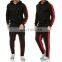 Wholesale custom large size men's splicing top men's sports fitness 2-piece jogging suit