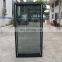 Sound proof double glass sliding window aluminum bay window for apartment