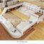 multi-function king size beds massage sofa bed genuine leather beds