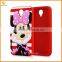 china supplier cute cartoon silicone back cover case for alcatel OT6037