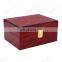 2021 hot selling design high quality watch box customize logo red wooden watch packaging box storage box