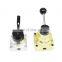 New Design Four-way Three-speed Adjustment Aluminum Alloy Pneumatic Mechanical Hand Valves