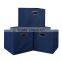 Non-woven Foldable Fabric Storage Bins Cubes drawers with 2 metal handles