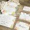 2016 Hot Sale Laser Cut Europe Customize Wedding Invitation Card